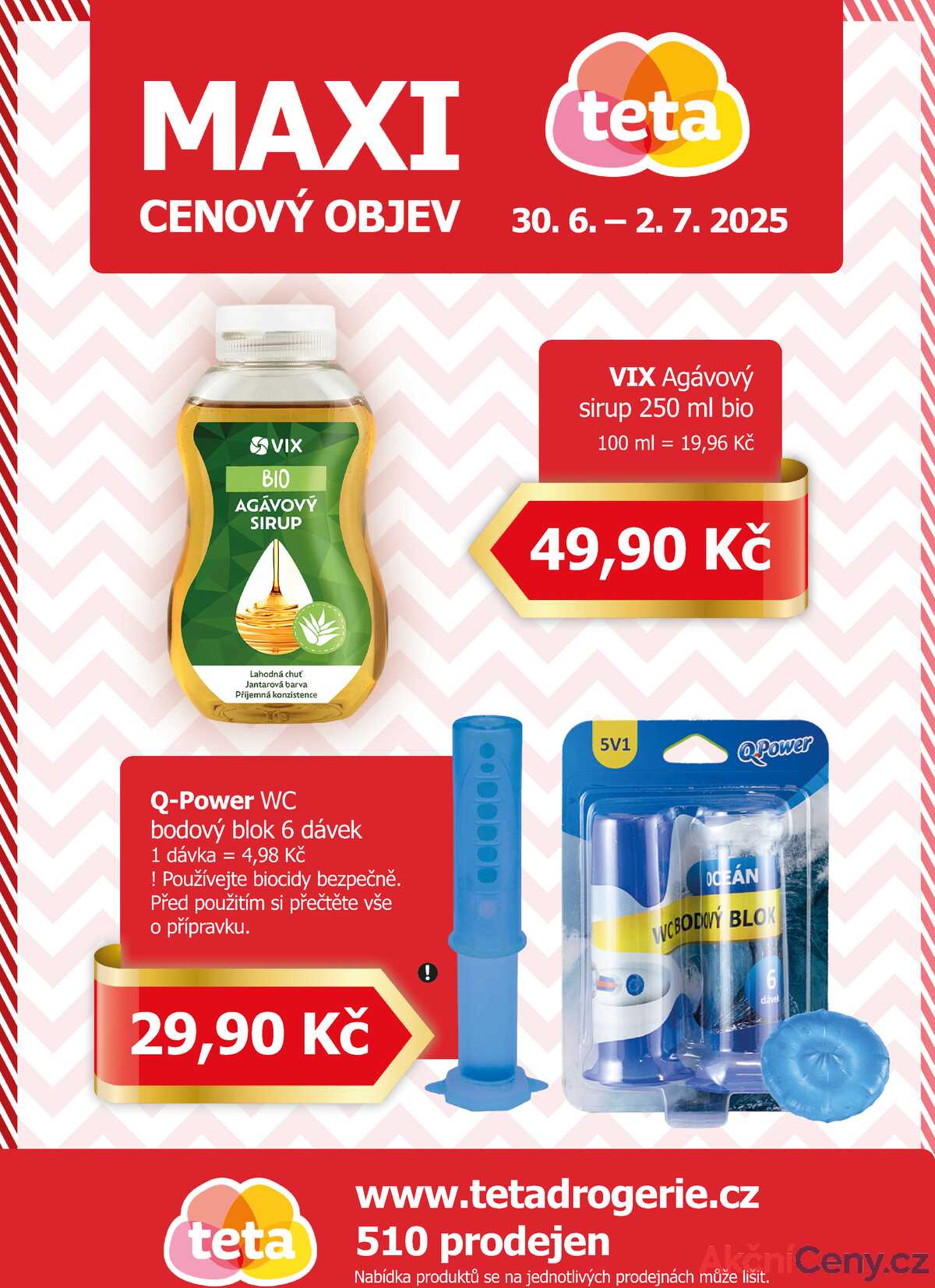 Teta drogerie Maxi cenový objev od 30.6. do 2.7.2025 strana 1