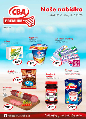 CBA Premium od 2.7. do 8.7.2025