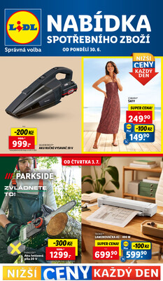 Lidl Spotřební zboží 30.6. - 6.7.