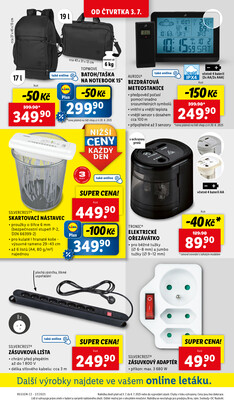 Lidl Spotřební zboží 30.6. - 6.7.