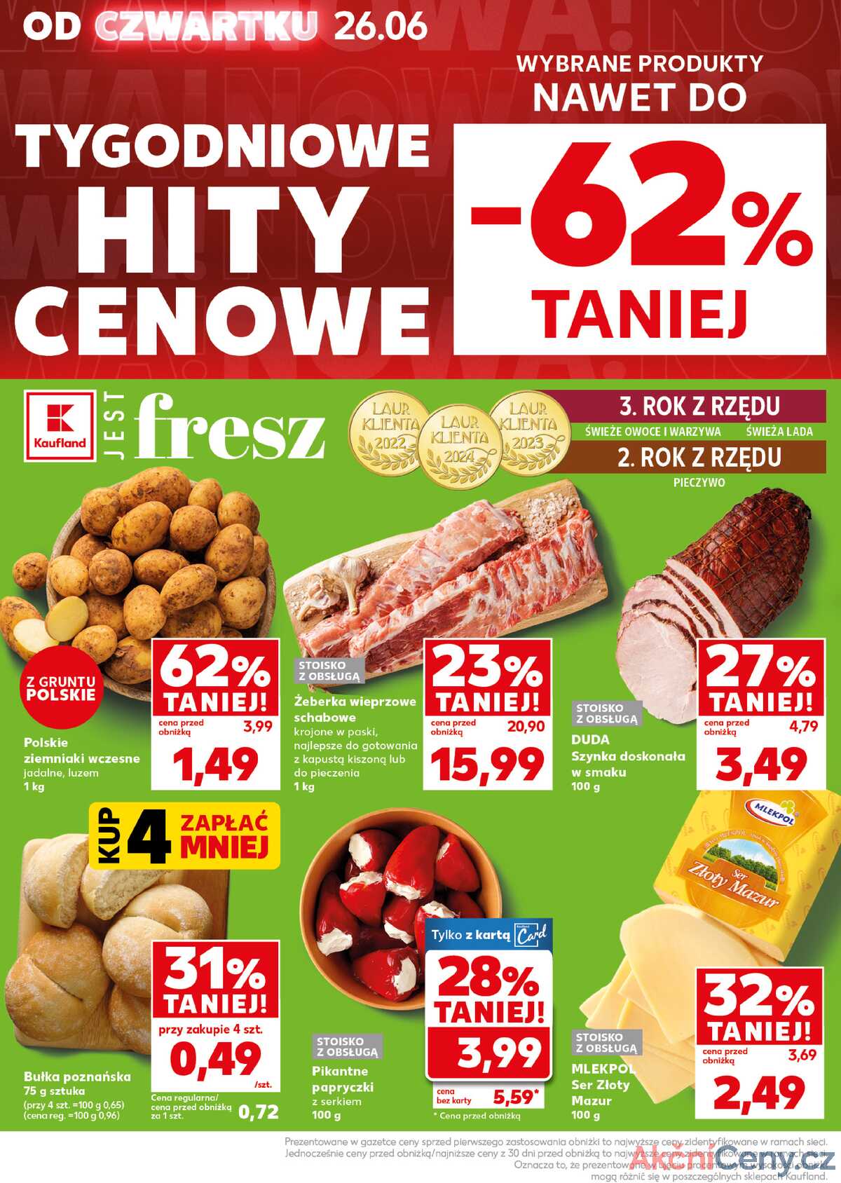 Leták Kaufland Polsko 30.6.-2.7.2025 - Silný start strana 4