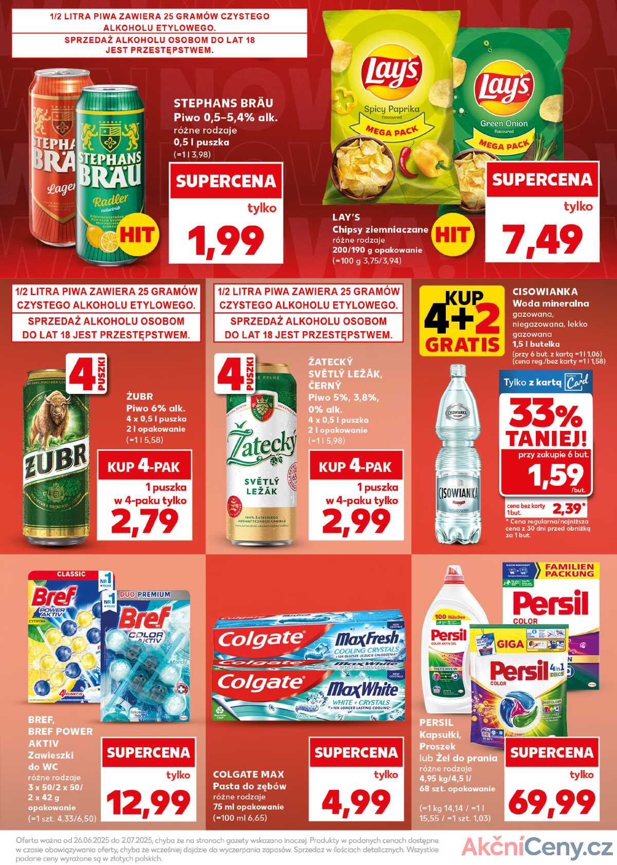 Leták Kaufland Polsko 30.6.-2.7.2025 - Silný start strana 7