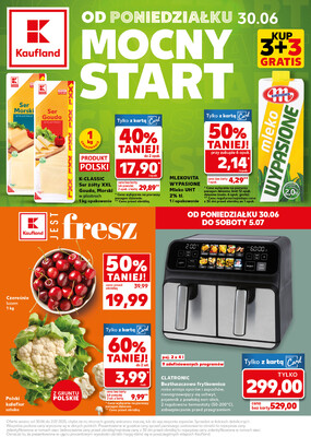 Leták Kaufland Polsko 30.6.-2.7.2025 - Silný start