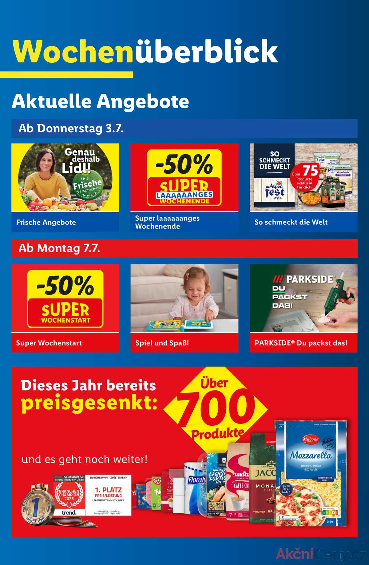 Leták Lidl Rakousko 3.7.-9.7.2025 strana 2