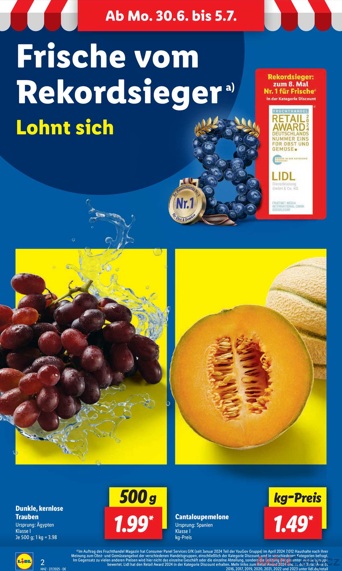 Leták Lidl Německo 30.6.-5.7.2025 strana 2