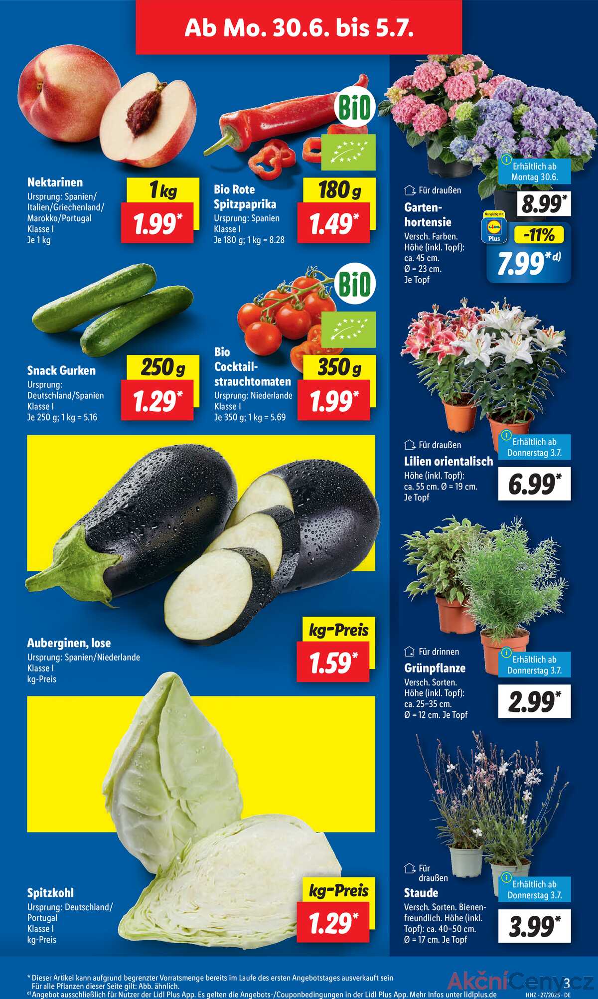 Leták Lidl Německo 30.6.-5.7.2025 strana 3