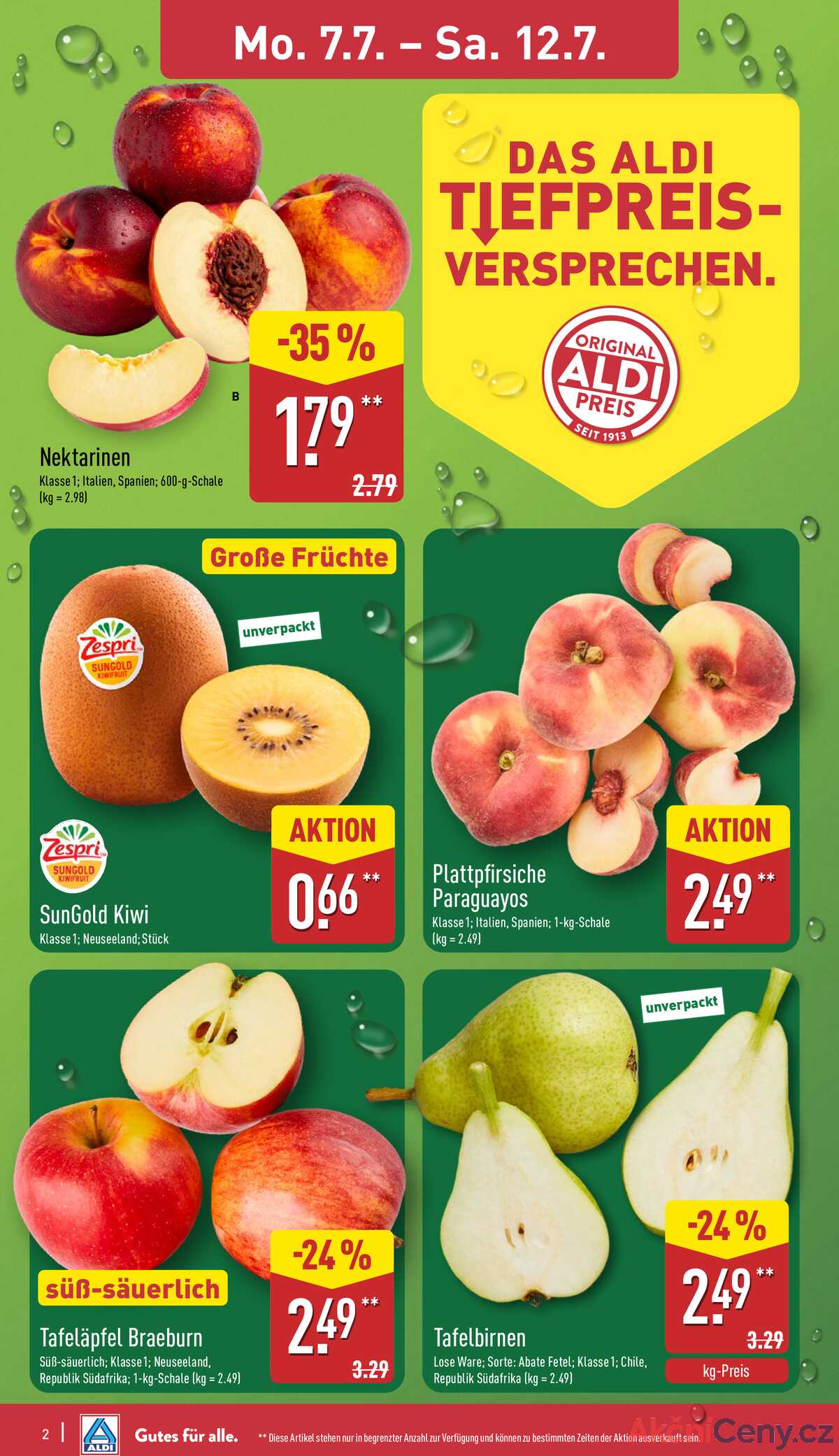 Leták ALDI Německo 7.7.-13.7.2025 strana 2