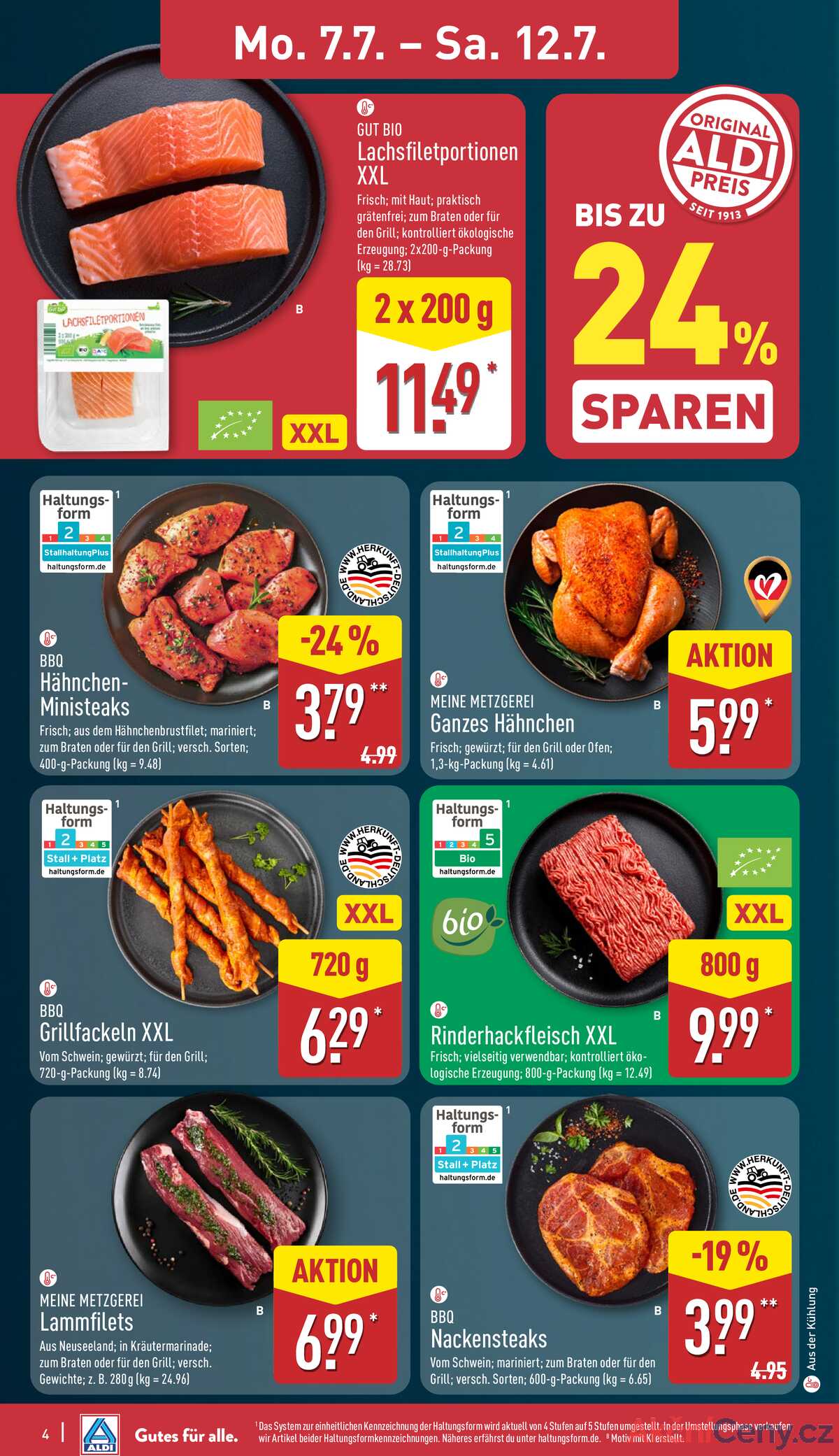 Leták ALDI Německo 7.7.-13.7.2025 strana 4