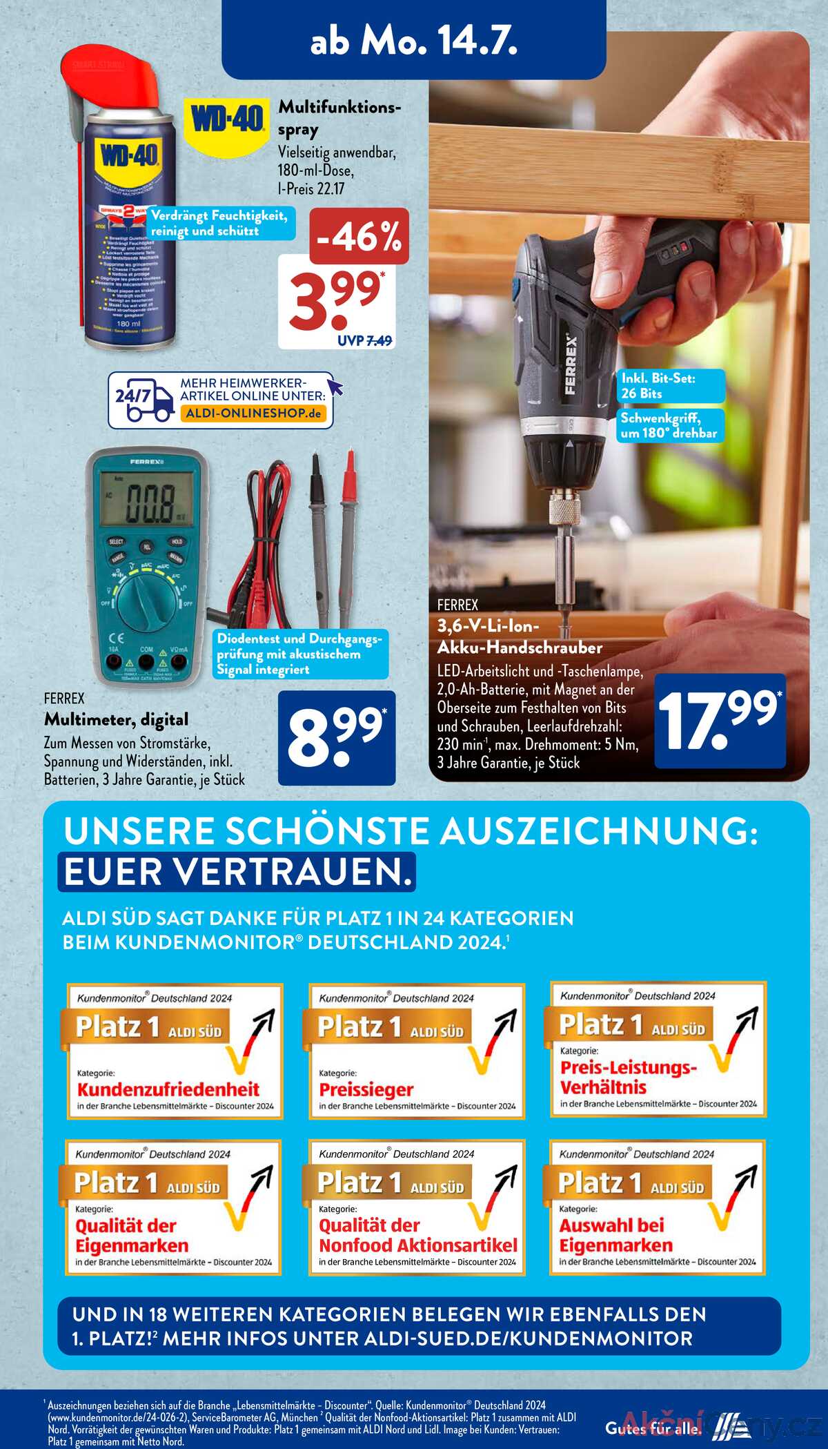 Leták ALDI SÜD Německo 14.7.-20.7.2025 strana 4