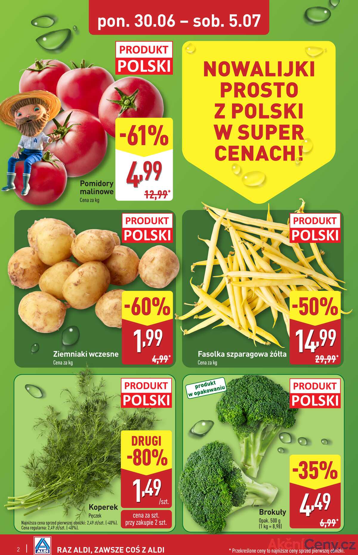 Leták Aldi Polsko 30.6.-5.7.2025 strana 2