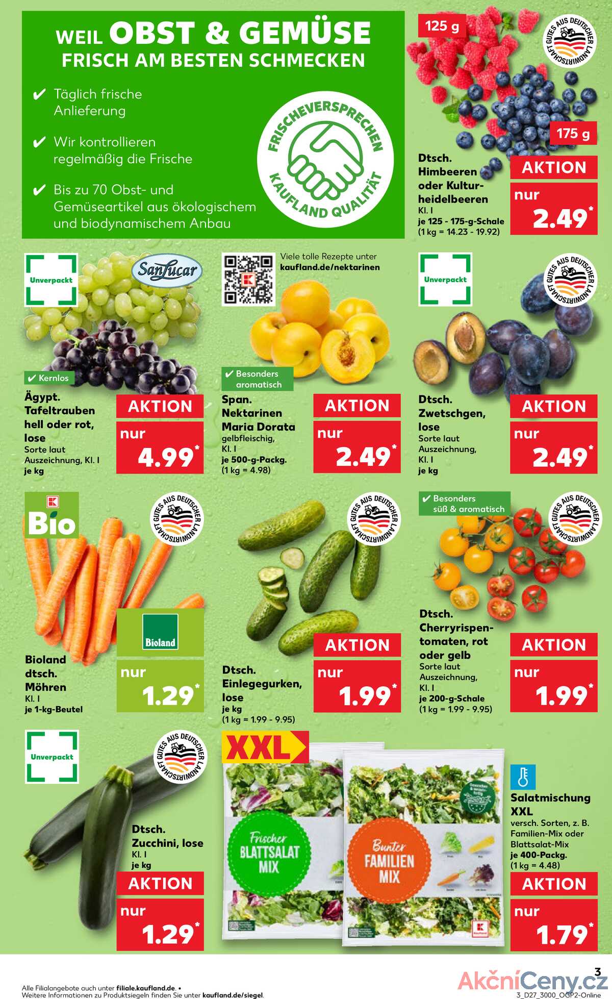 Leták Kaufland Německo 3.7.-9.7.2025 strana 3