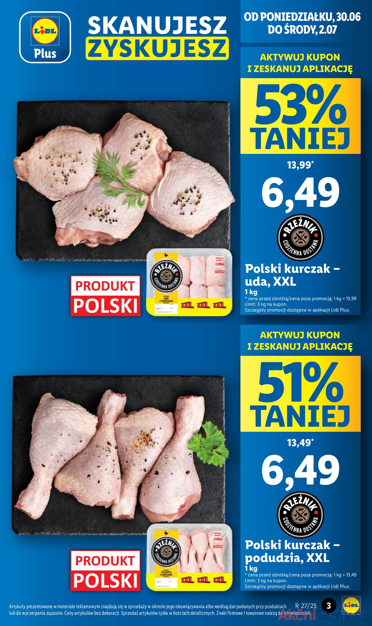 Leták Lidl Polsko 30.6.-2.7.2025 strana 3