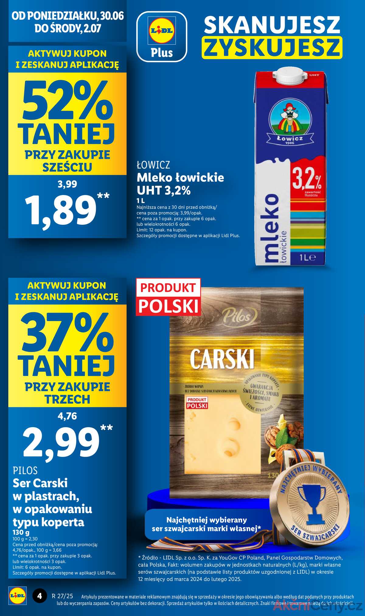 Leták Lidl Polsko 30.6.-2.7.2025 strana 4