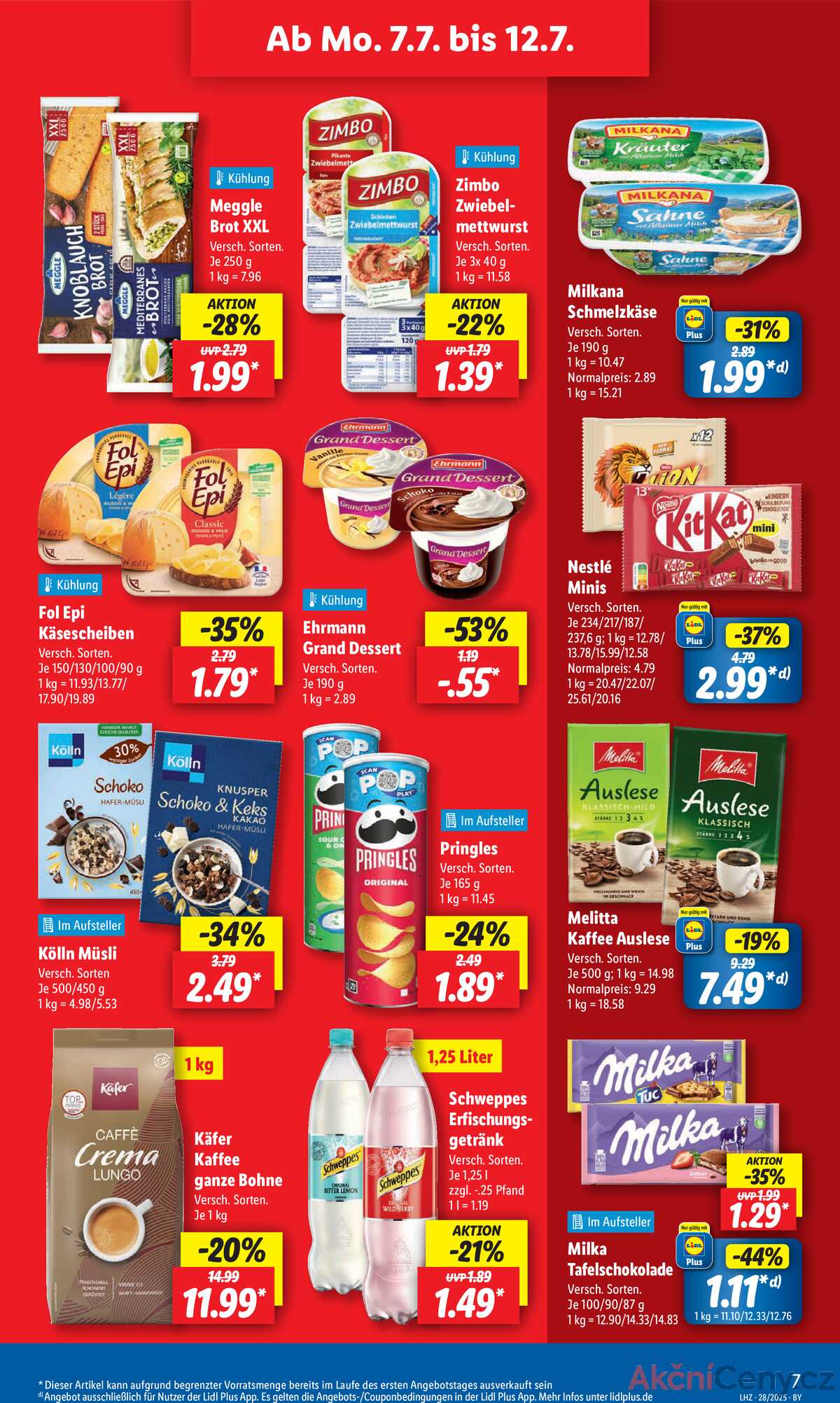Leták Lidl Německo 7.7.-12.7.2025 strana 11