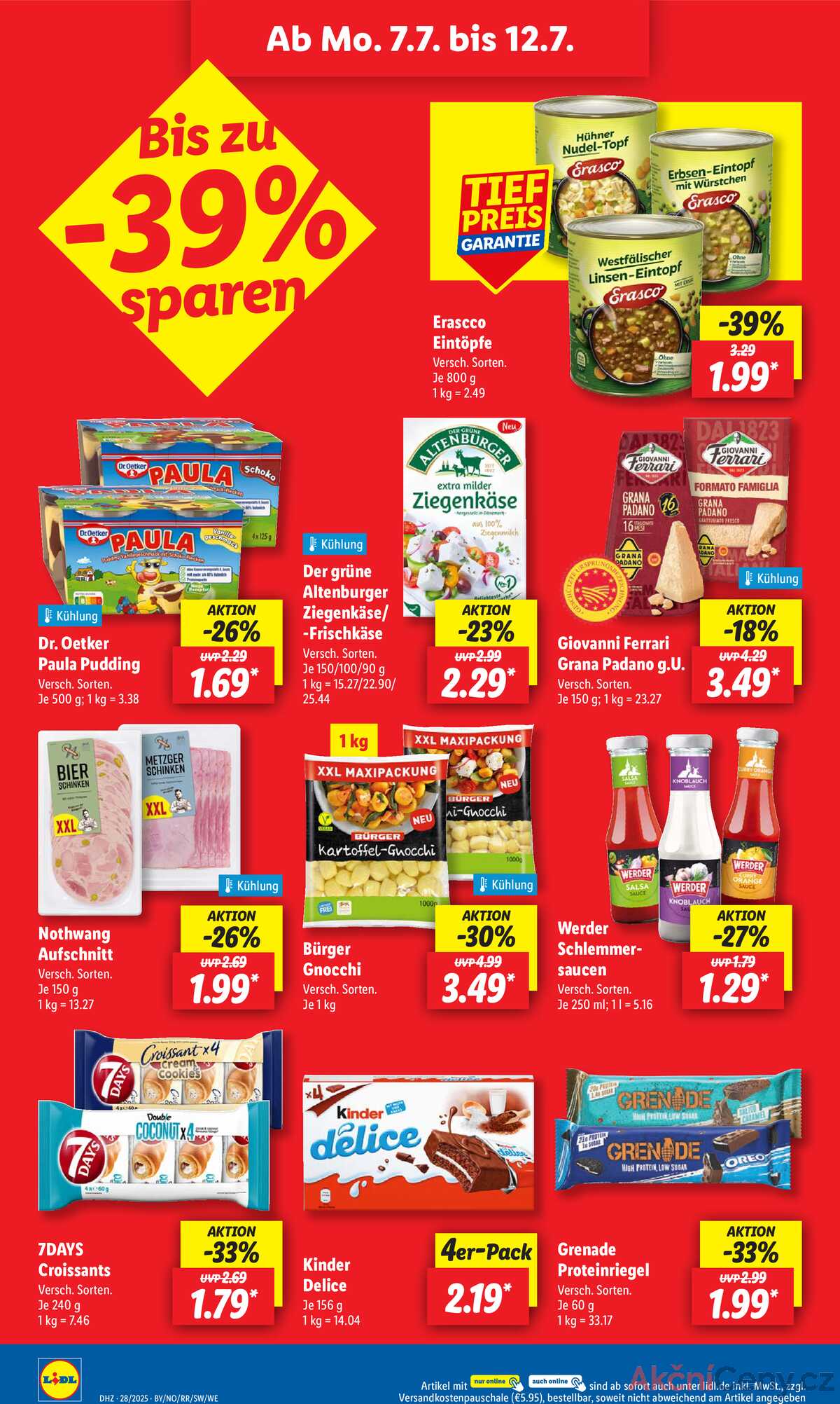 Leták Lidl Německo 7.7.-12.7.2025 strana 14