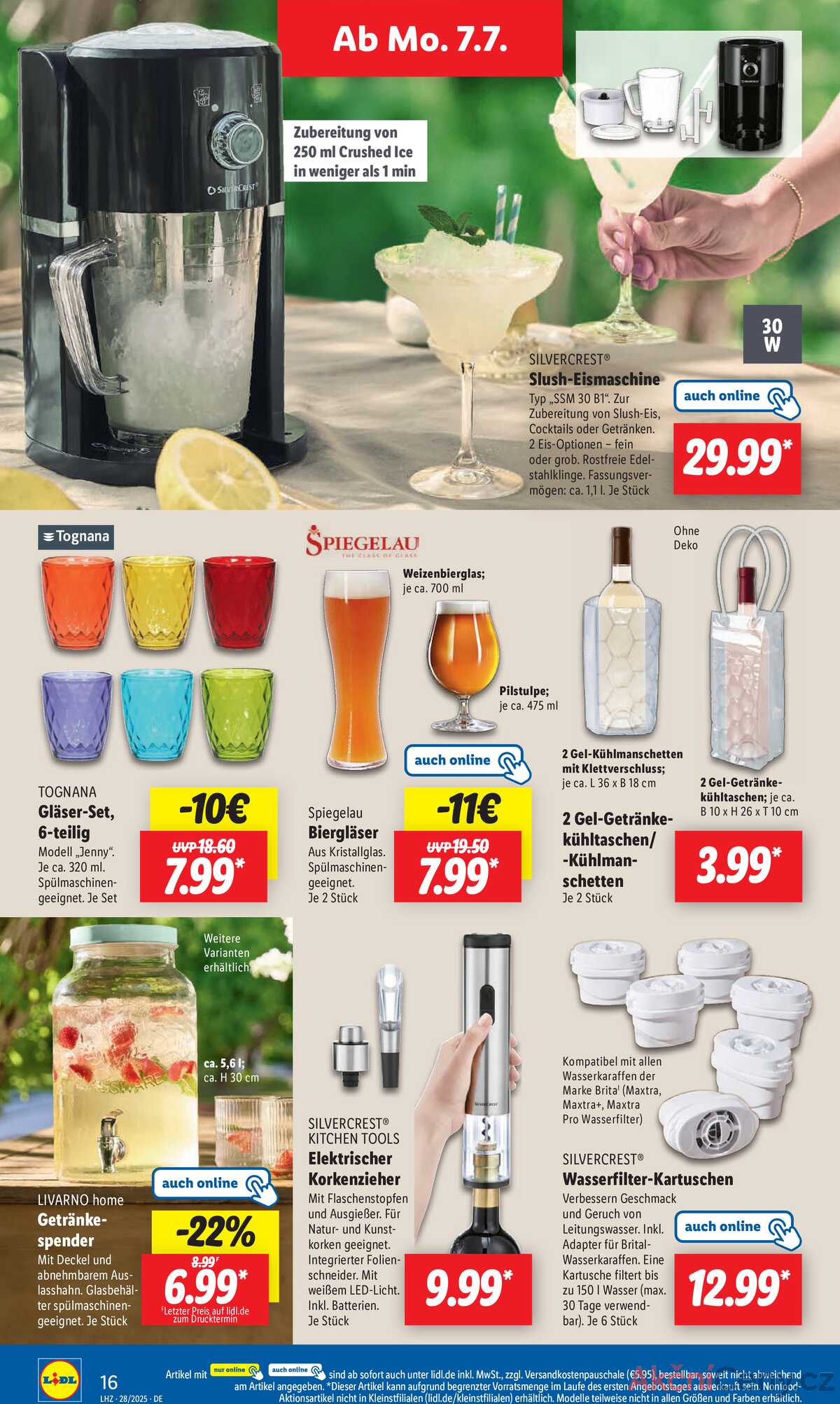 Leták Lidl Německo 7.7.-12.7.2025 strana 22