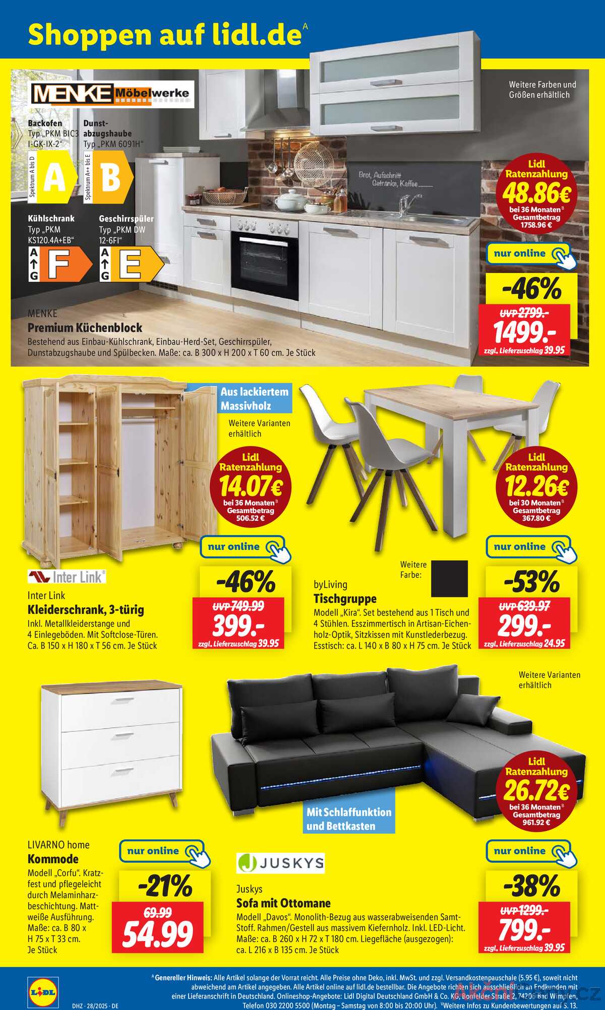 Leták Lidl Německo 7.7.-12.7.2025 strana 24