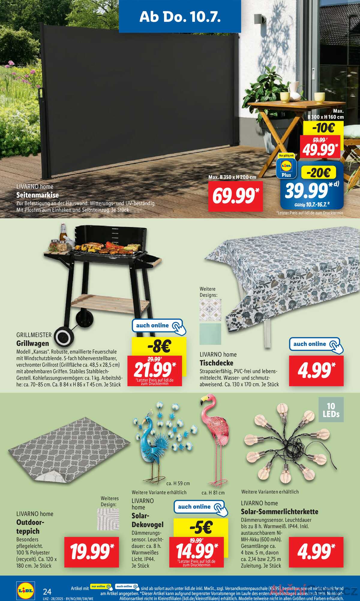 Leták Lidl Německo 7.7.-12.7.2025 strana 36