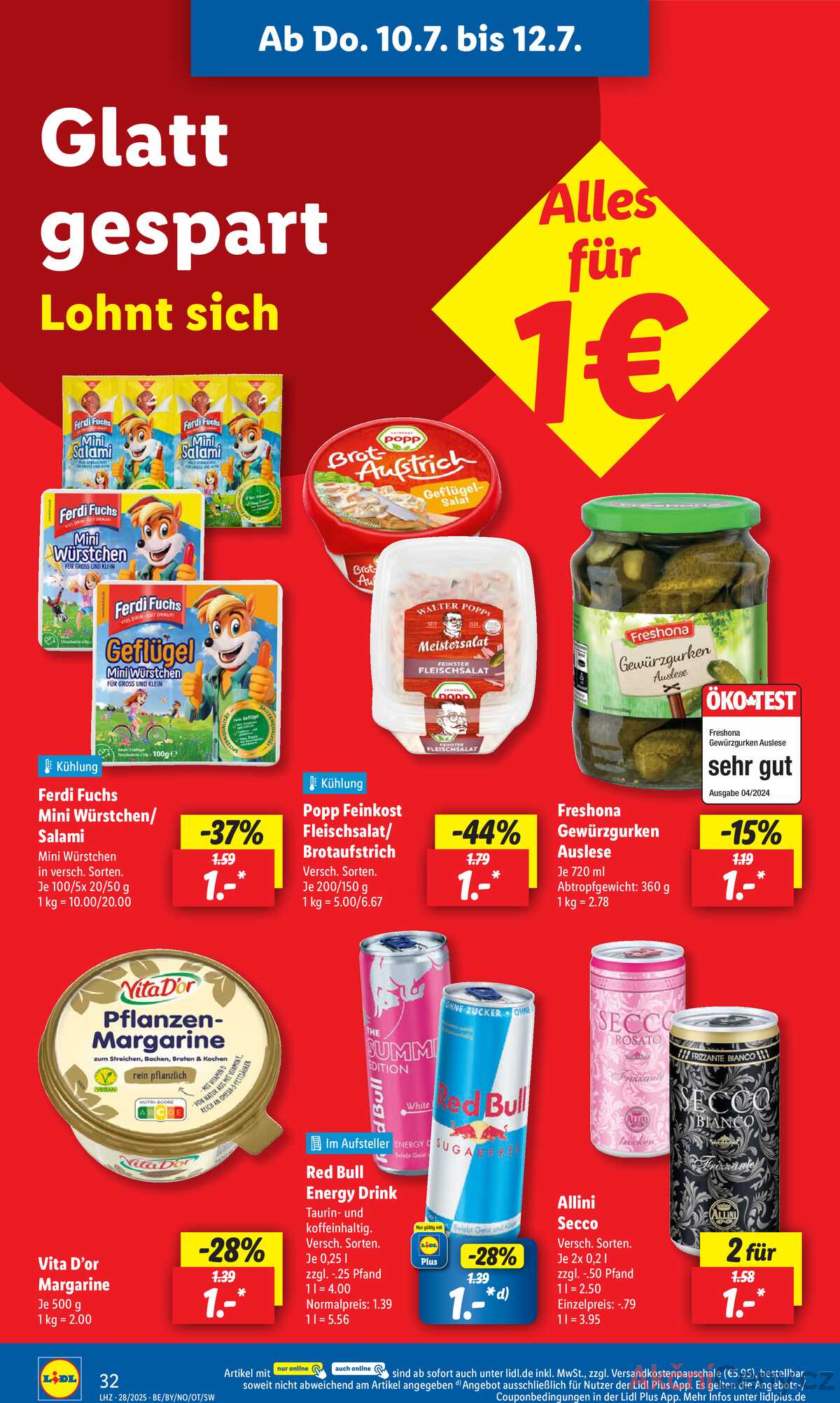 Leták Lidl Německo 7.7.-12.7.2025 strana 50