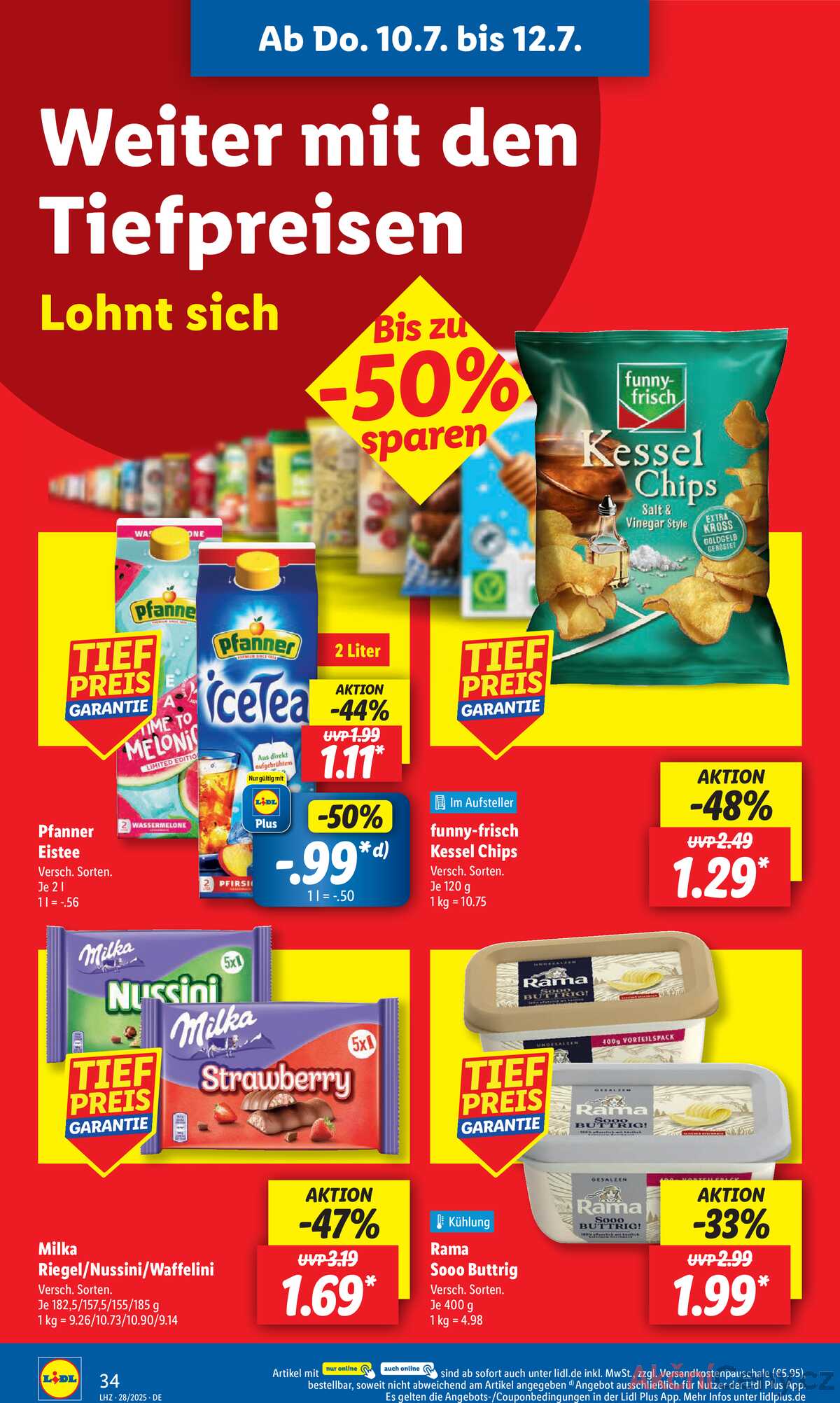 Leták Lidl Německo 7.7.-12.7.2025 strana 54