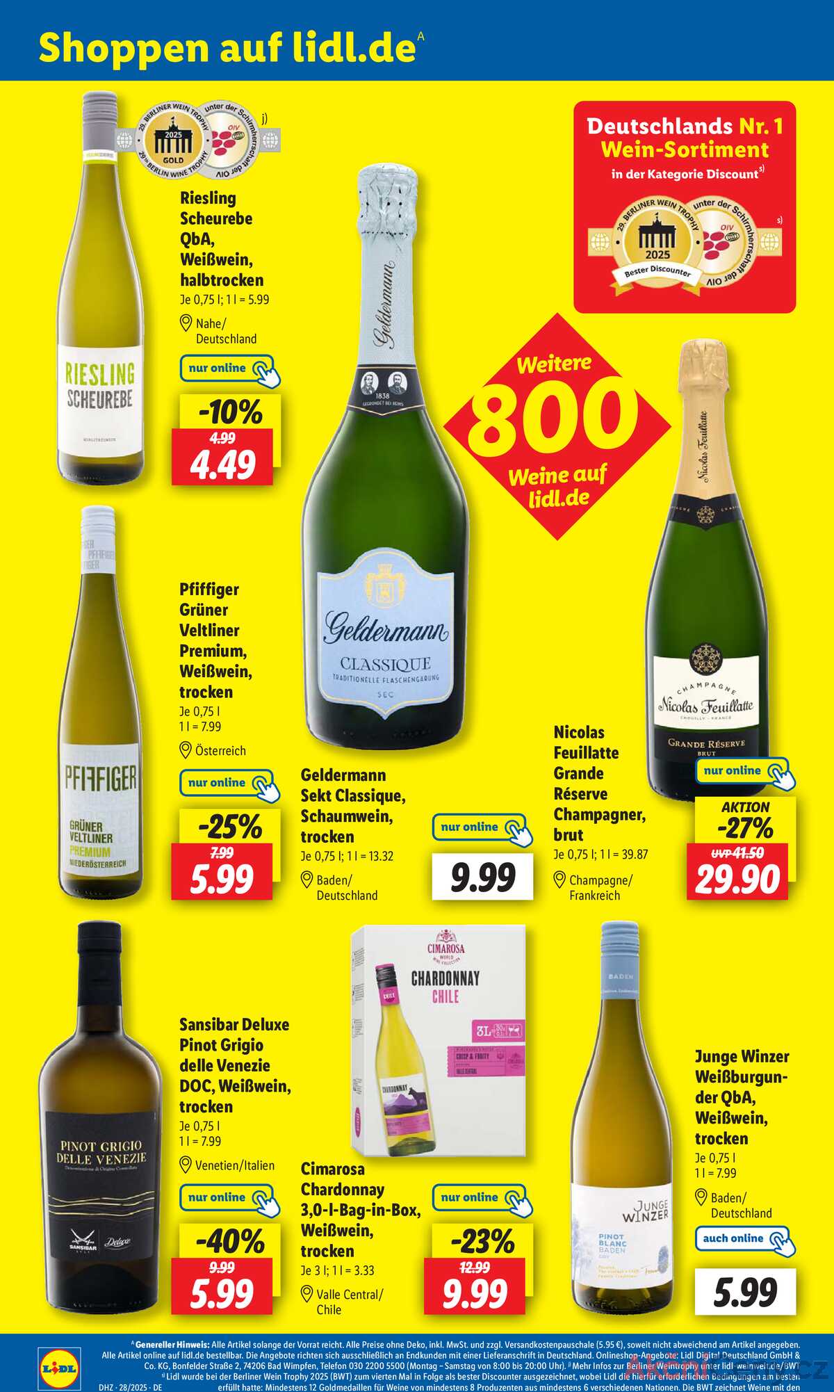 Leták Lidl Německo 7.7.-12.7.2025 strana 58