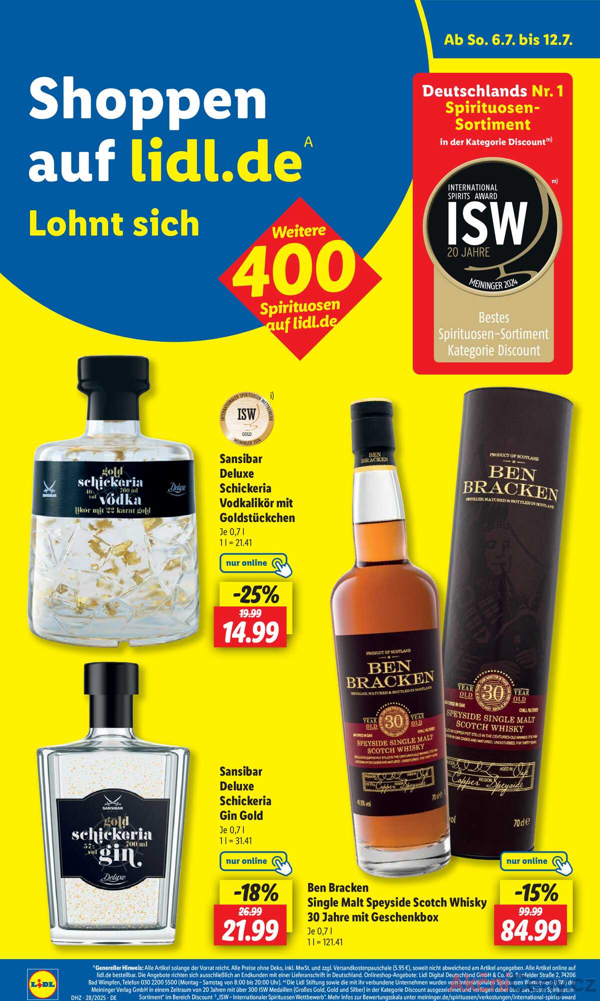 Leták Lidl Německo 7.7.-12.7.2025 strana 60