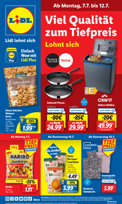 Leták Lidl Německo 7.7.-12.7.2025