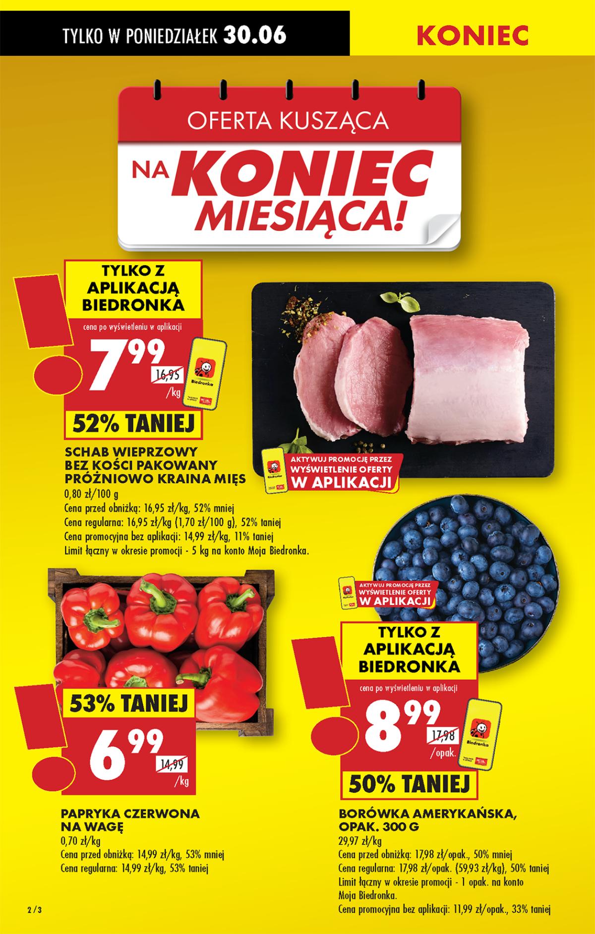 Leták Biedronka Polsko 30.6.-6.7.2025 strana 4