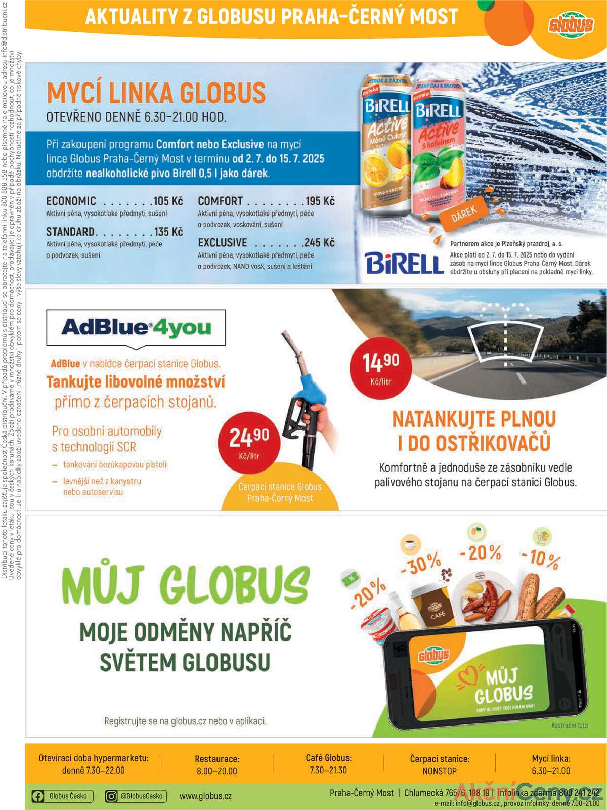 Akční leták Globus 2.7. - 8.7.2025 - Globus Praha - Centrum Černý Most strana 37