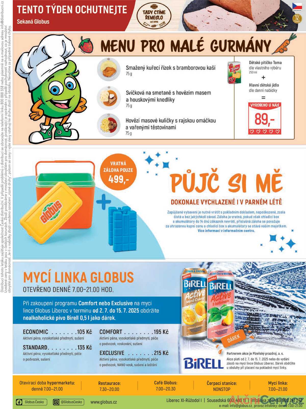 Akční leták Globus 2.7. - 8.7.2025 - Globus Liberec strana 37