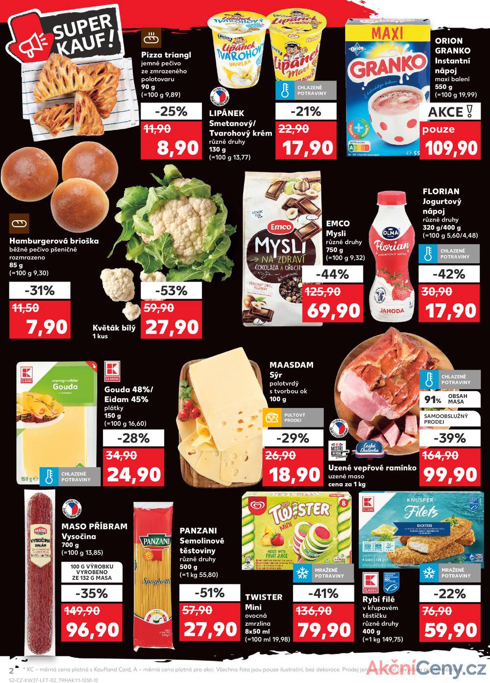 Leták Kaufland - Kaufland 2.7. - 8.7. - Kaufland - Čáslav - strana 2
