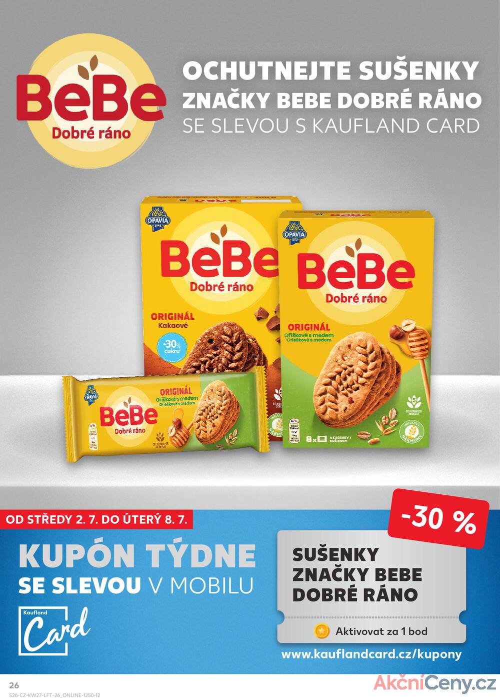 Leták Kaufland - Kaufland 2.7. - 8.7. - Kaufland - Praha 12 (Modřany) - strana 26