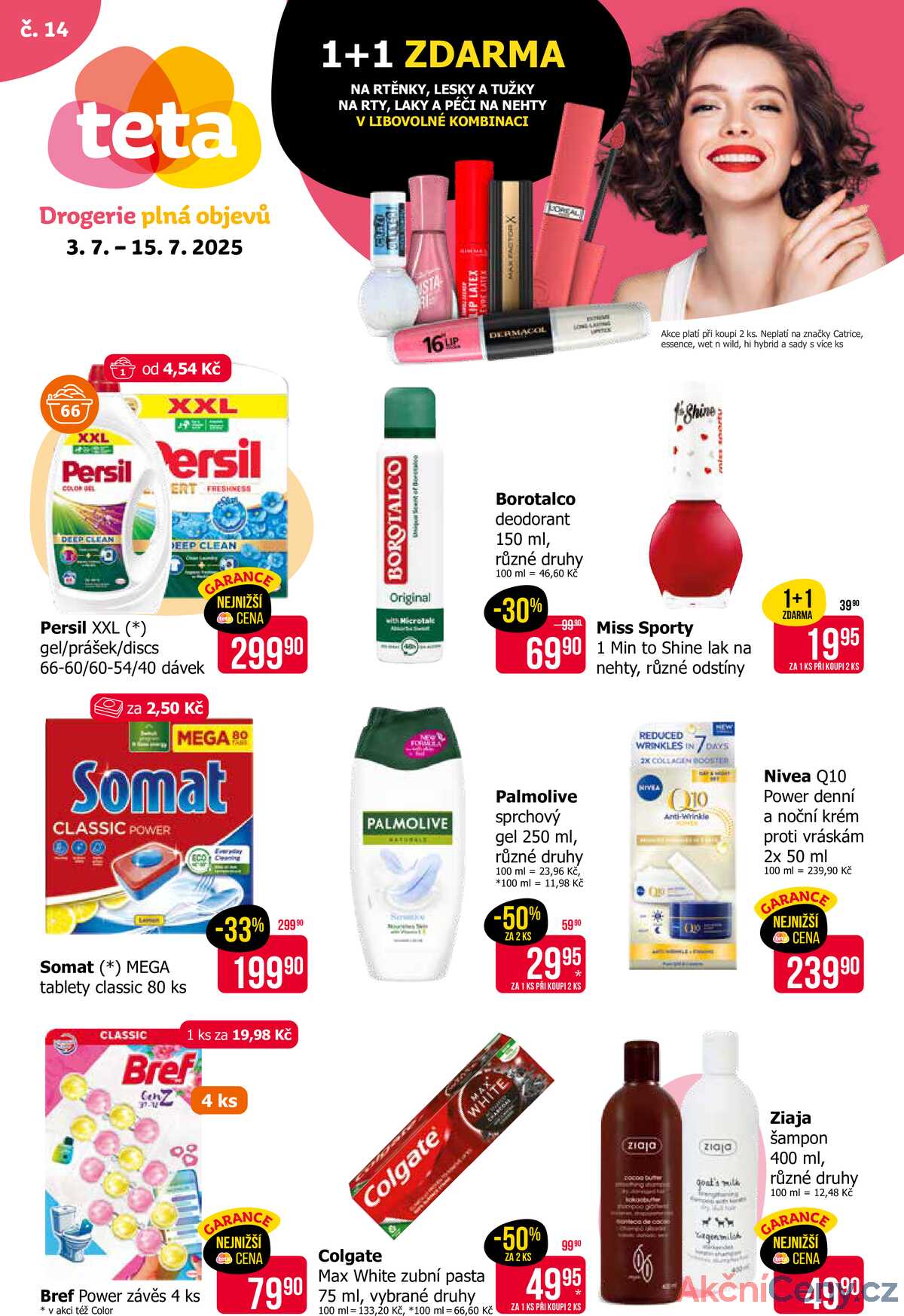 Teta drogerie  od 3.7. do 15.7.2025 strana 1