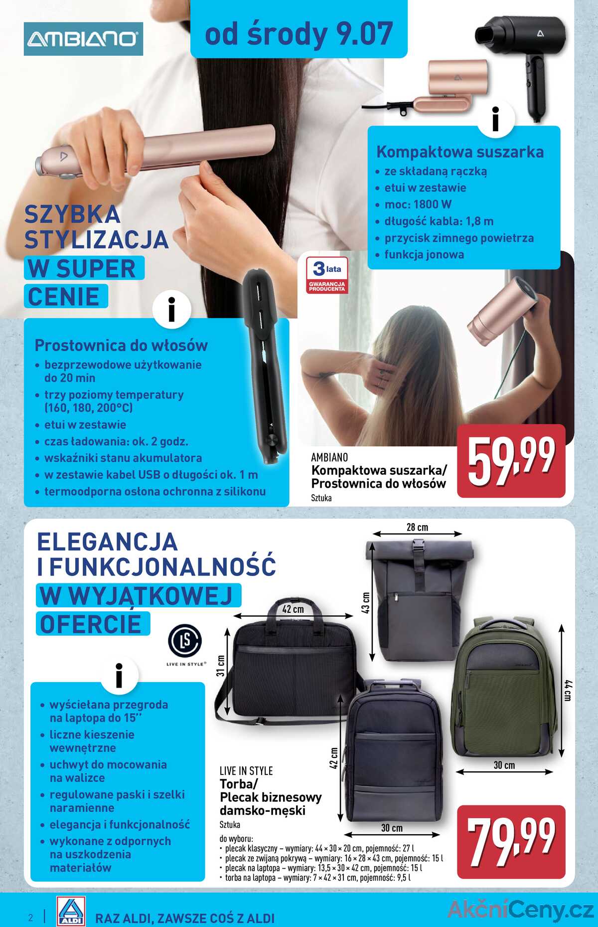 Leták Aldi Polsko 9.7.-15.7.2025 strana 2
