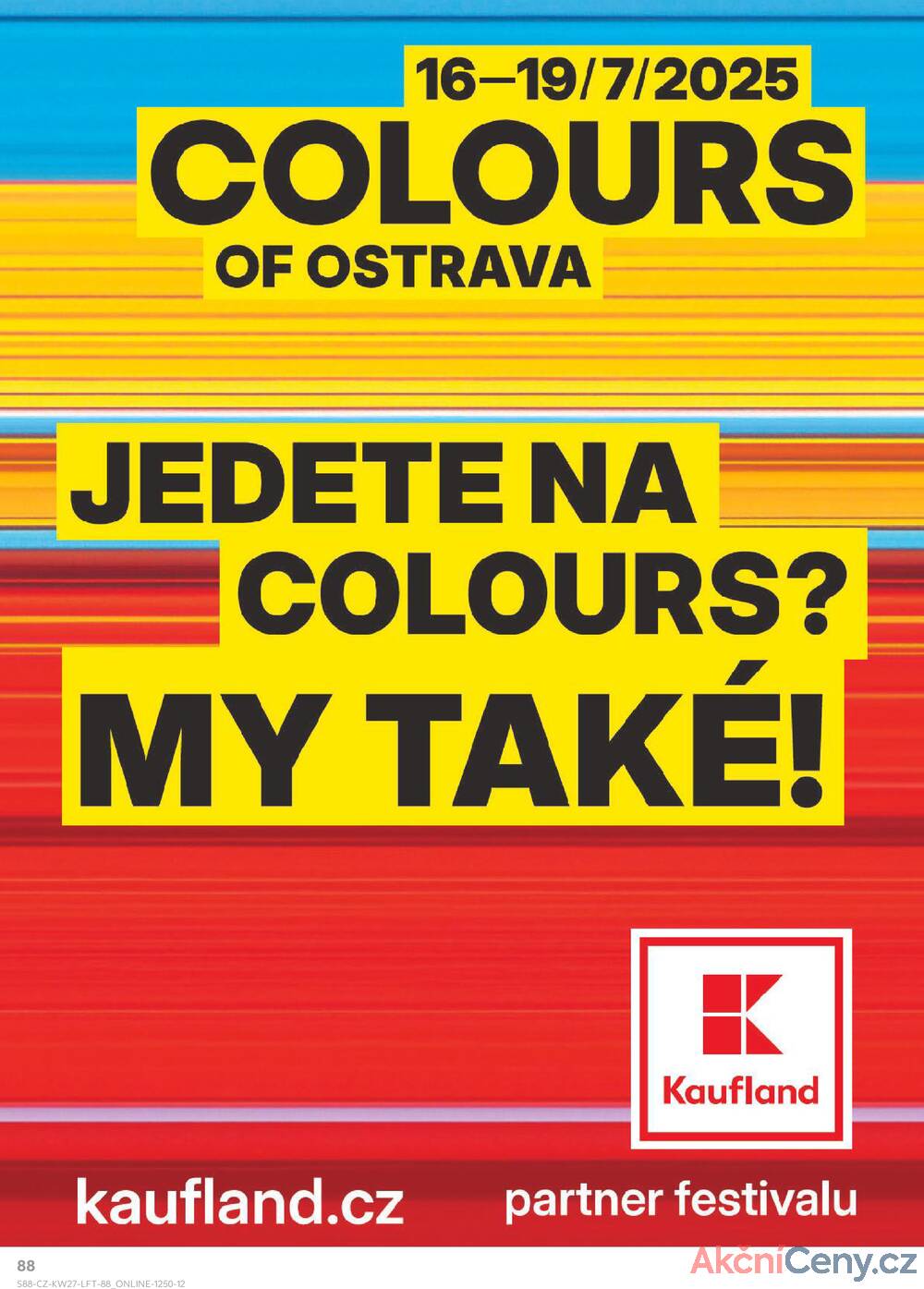 Leták Kaufland - Kaufland 2.7. - 8.7. - Kaufland Praha Čestlice - strana 88