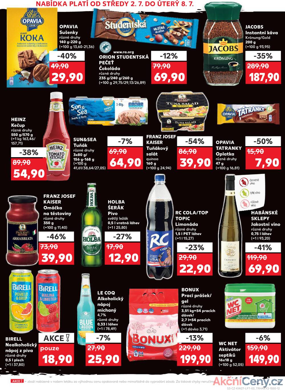 Leták Kaufland - Kaufland 2.7. - 8.7. - Kaufland - Praha 8 (Malý Klín) - strana 3