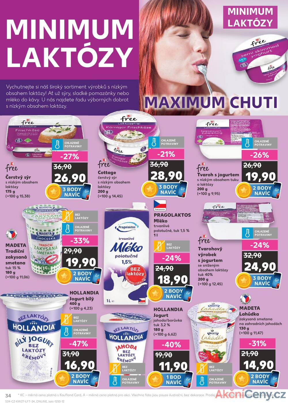Leták Kaufland - Kaufland 2.7. - 8.7. - Kaufland - Praha 8 (Malý Klín) - strana 34