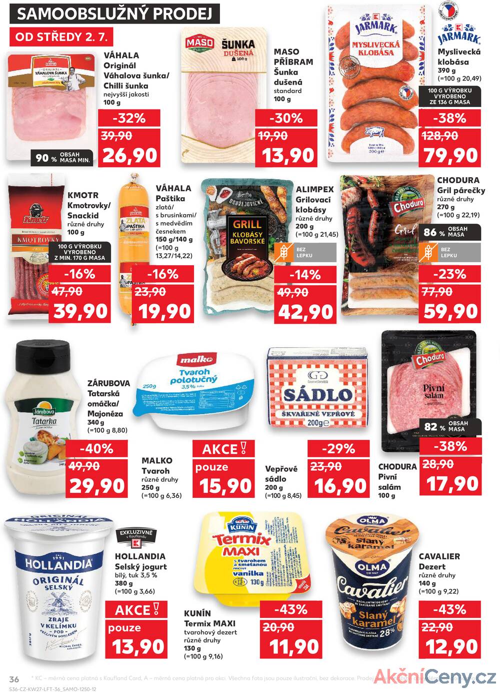 Leták Kaufland - Kaufland 2.7. - 8.7. - Kaufland - Valašské Meziříčí - strana 36