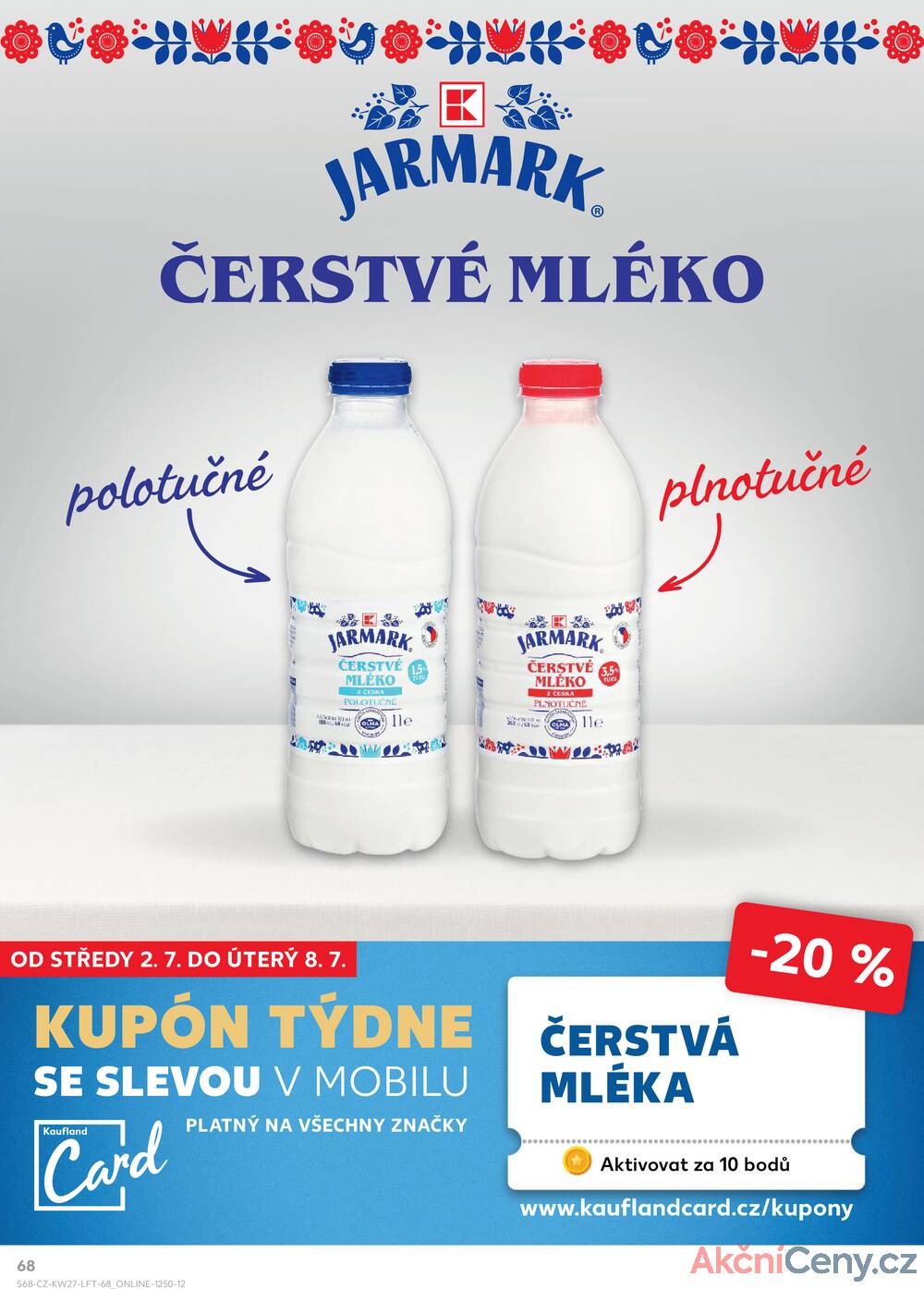 Leták Kaufland - Kaufland 2.7. - 8.7. - Kaufland - Valašské Meziříčí - strana 68