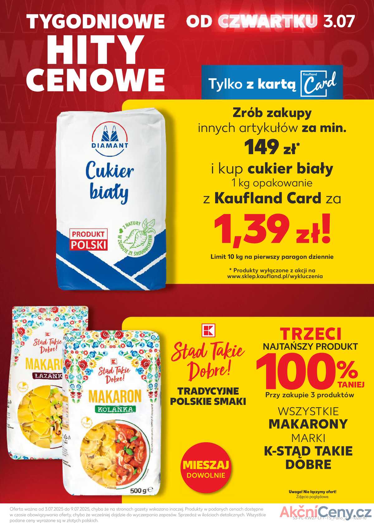 Leták Kaufland Polsko 3.7.-9.7.2025 - Noviny týdne strana 3