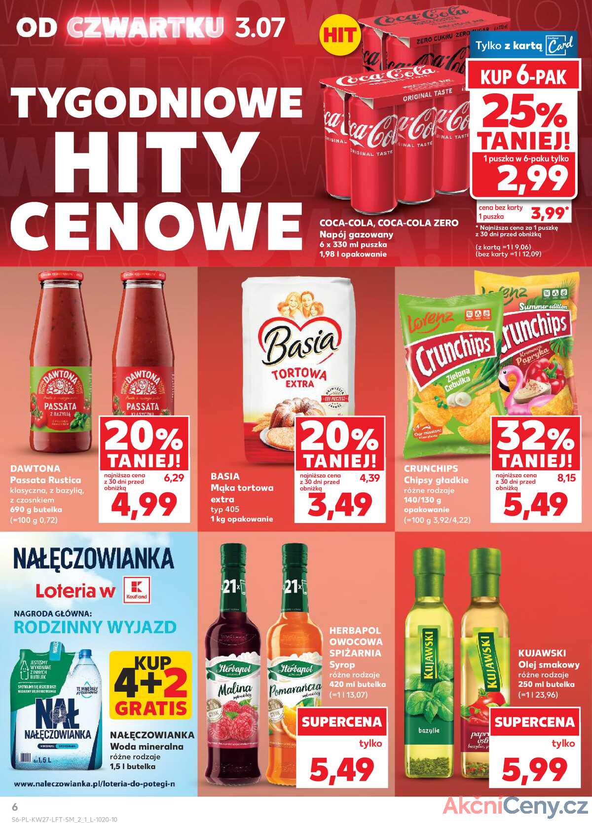 Leták Kaufland Polsko 3.7.-9.7.2025 - Noviny týdne strana 6