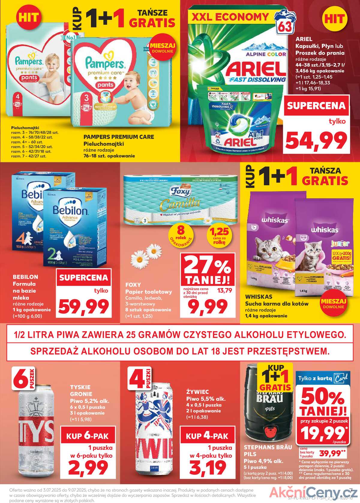 Leták Kaufland Polsko 3.7.-9.7.2025 - Noviny týdne strana 7