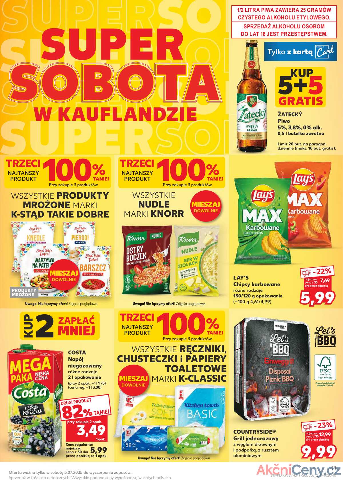 Leták Kaufland Polsko 3.7.-9.7.2025 - Noviny týdne strana 11