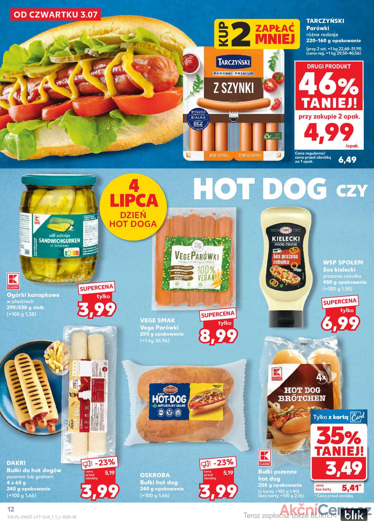 Leták Kaufland Polsko 3.7.-9.7.2025 - Noviny týdne strana 12