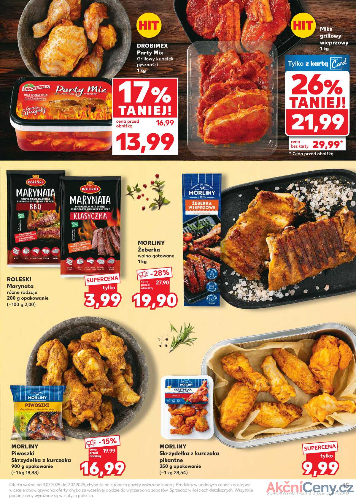 Leták Kaufland Polsko 3.7.-9.7.2025 - Noviny týdne strana 15