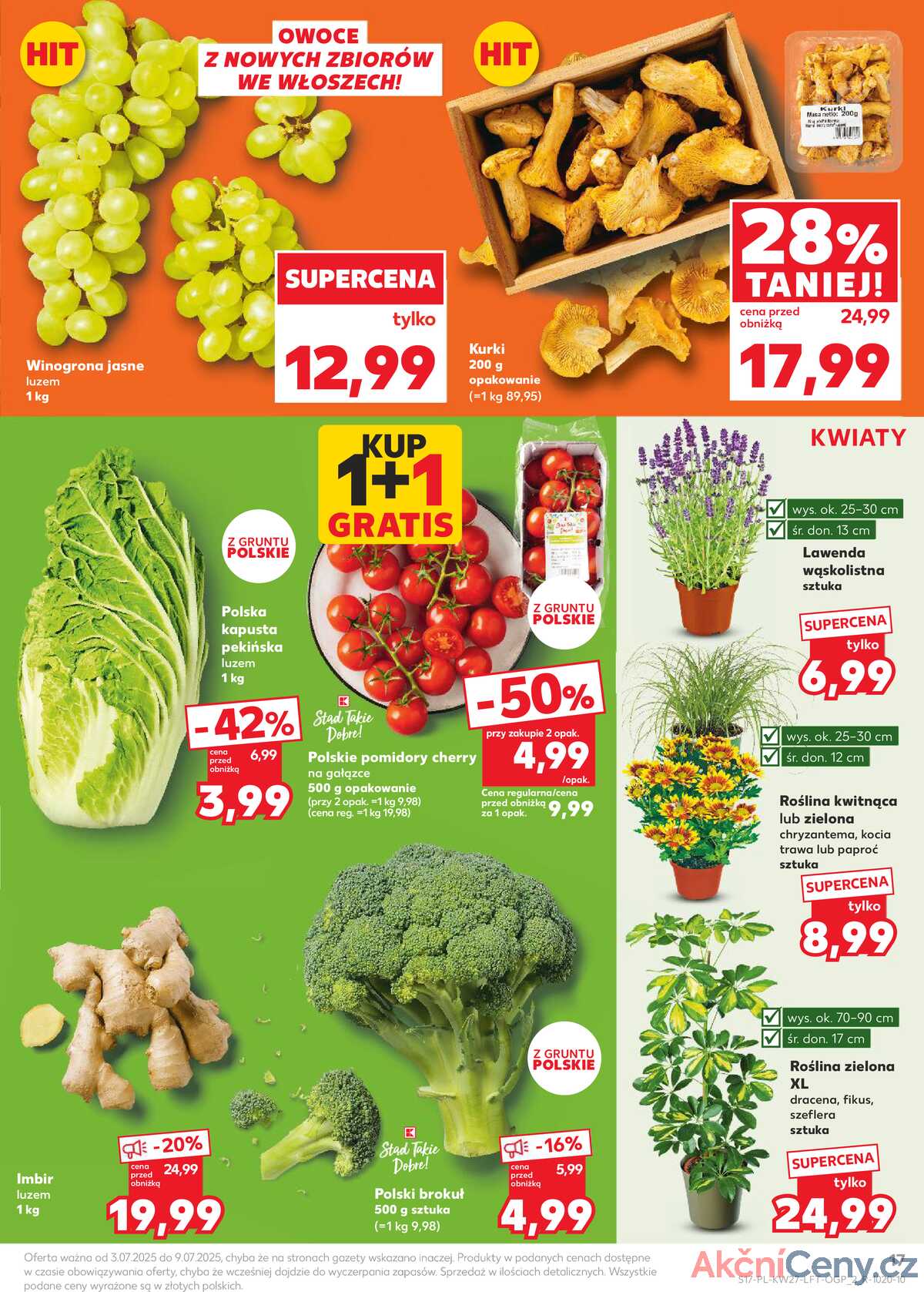 Leták Kaufland Polsko 3.7.-9.7.2025 - Noviny týdne strana 17