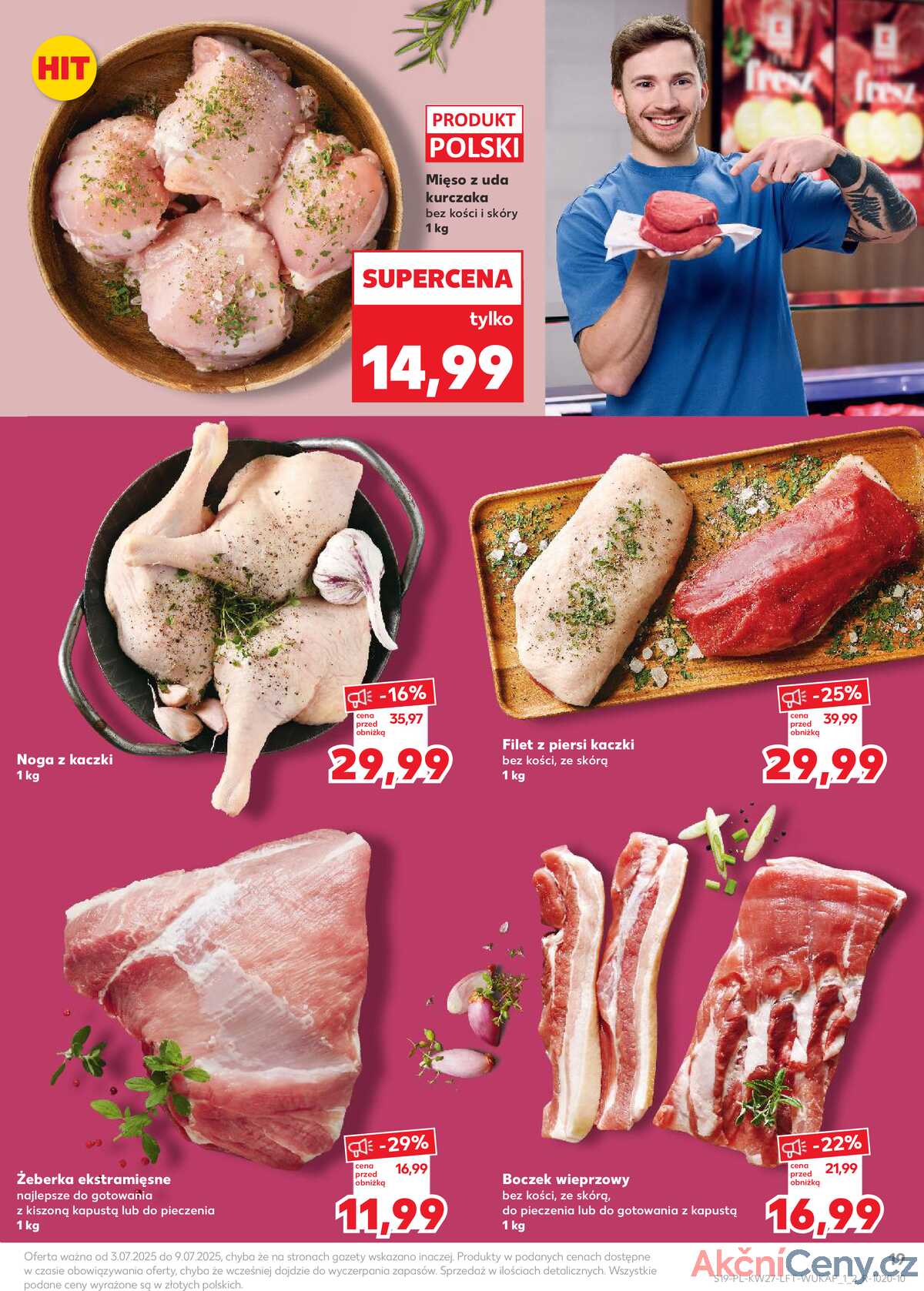 Leták Kaufland Polsko 3.7.-9.7.2025 - Noviny týdne strana 19