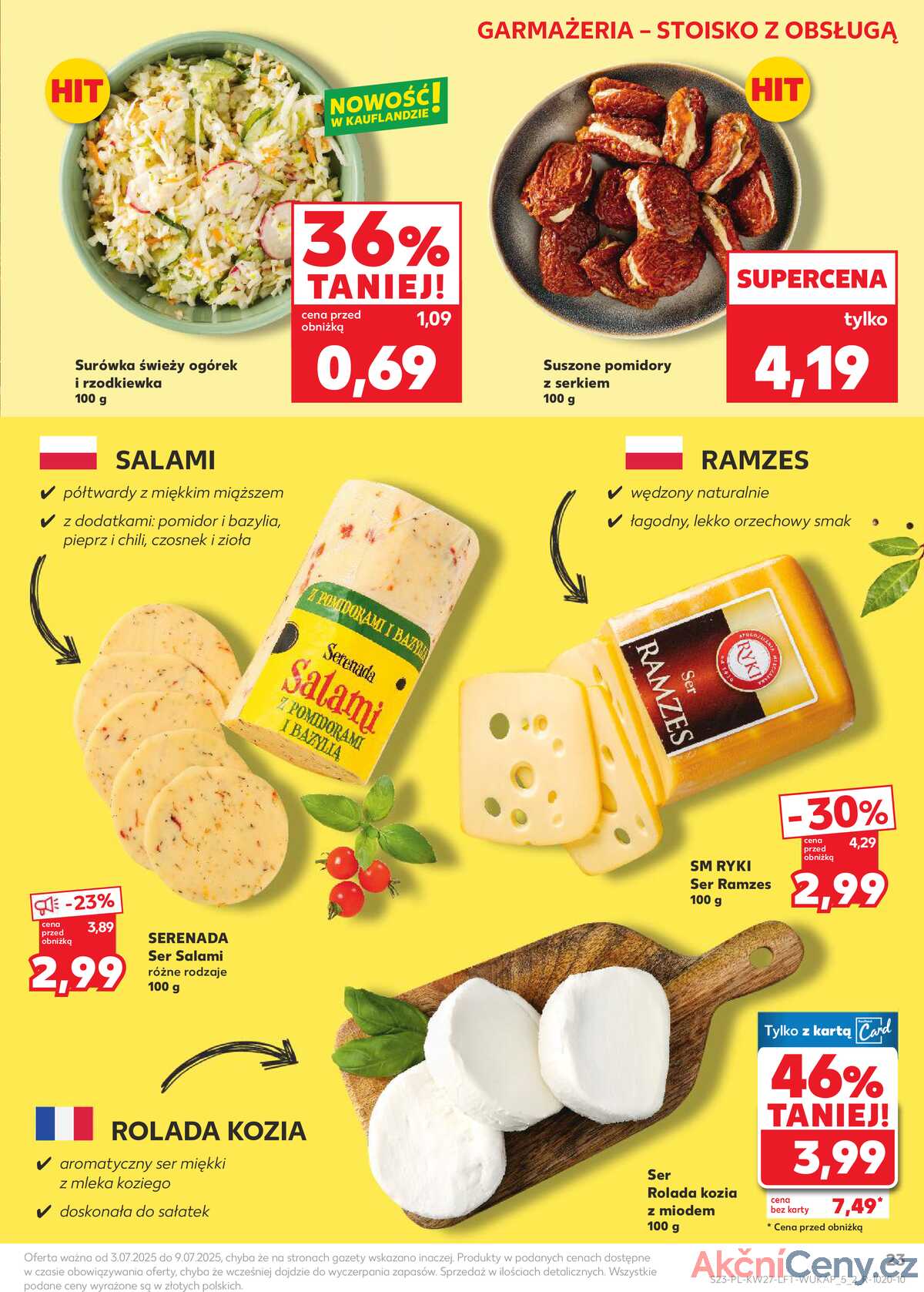 Leták Kaufland Polsko 3.7.-9.7.2025 - Noviny týdne strana 23