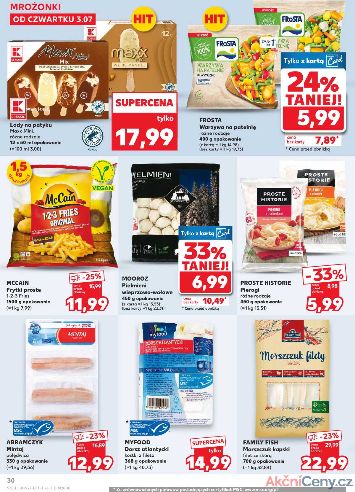 Leták Kaufland Polsko 3.7.-9.7.2025 - Noviny týdne strana 30