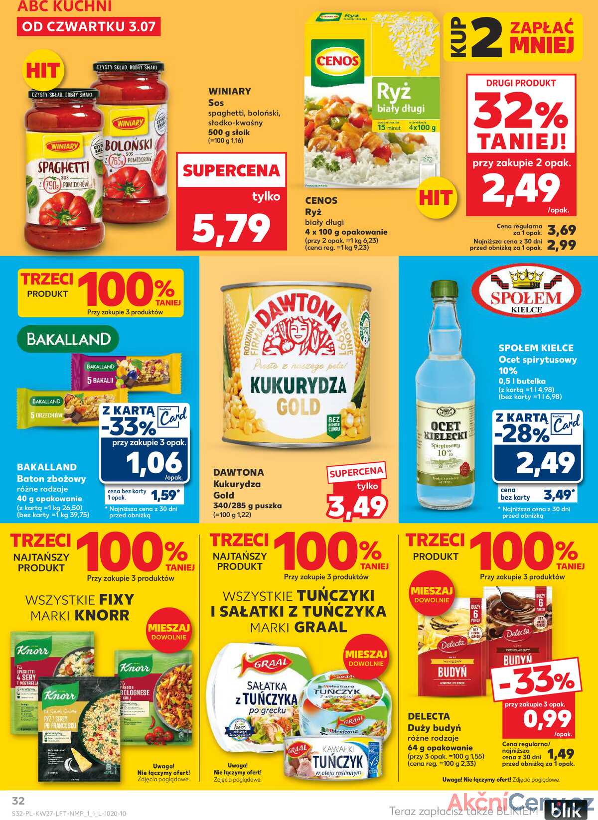 Leták Kaufland Polsko 3.7.-9.7.2025 - Noviny týdne strana 32